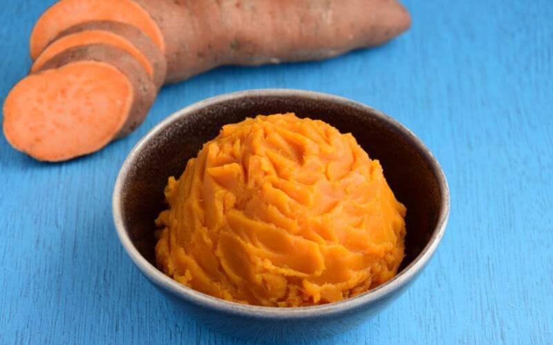 Mashed Sweet Potatoes For Dogs